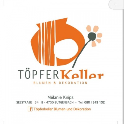 Töpferkeller Blumen und Dekoration